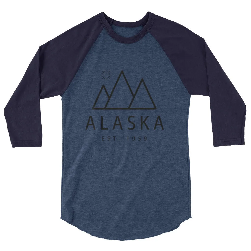 Alaska - 3/4 Sleeve Raglan Shirt - Established