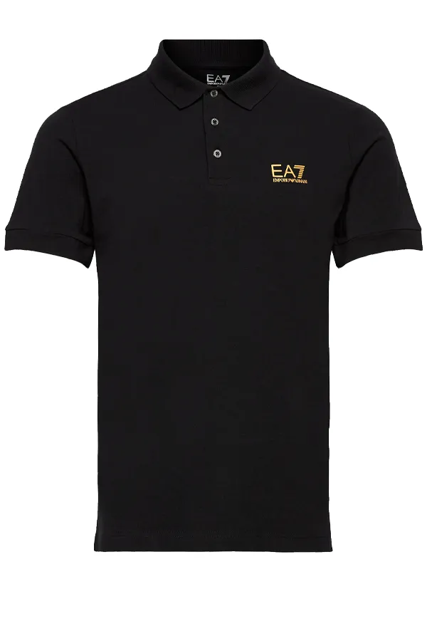 Armani EA7 Core ID Polo Shirt Gold