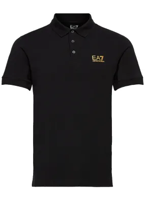 Armani EA7 Core ID Polo Shirt Gold