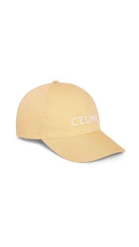 Baseball Cap in Cotton - Yellow