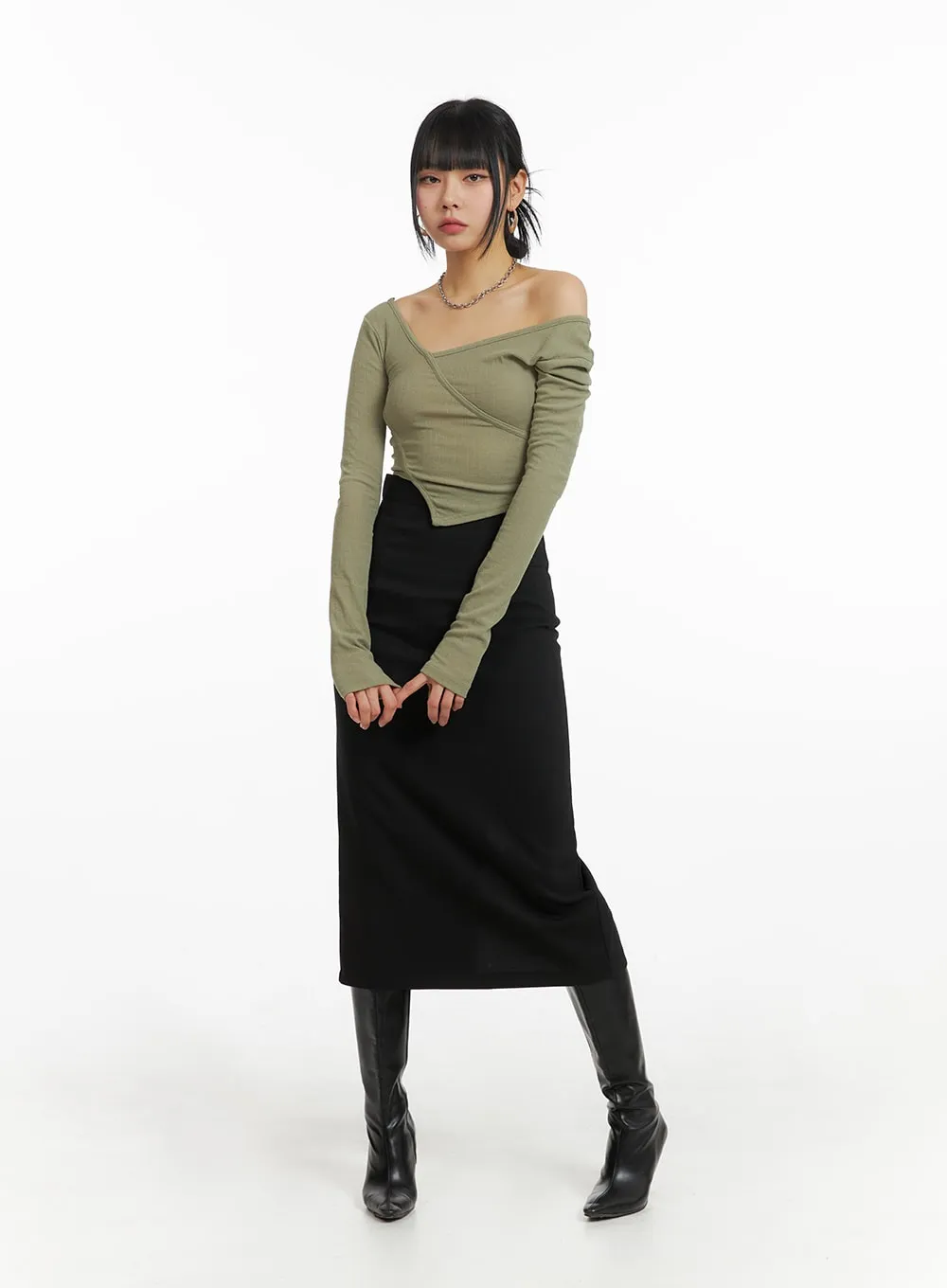 Basic Maxi Skirt IM414