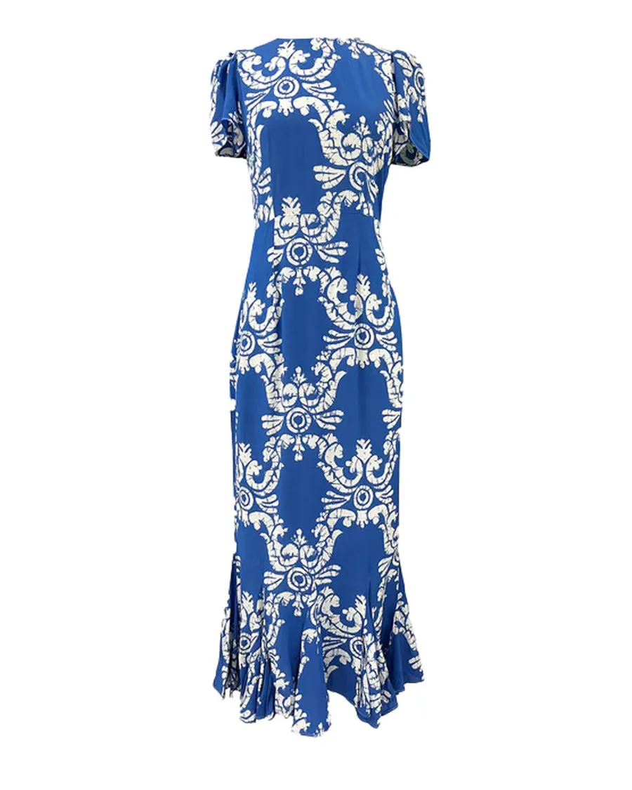 Batik Grid Lulani Dress