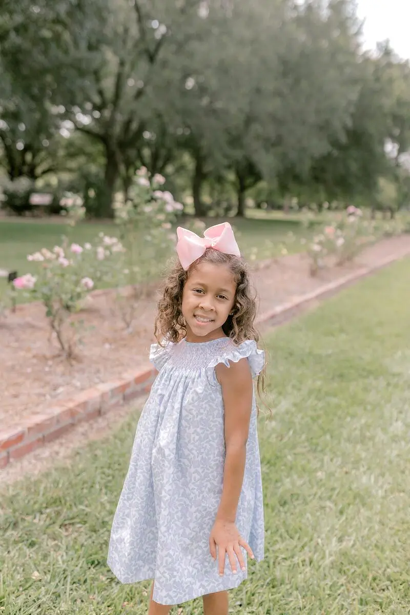 Bishop Smocked Dress - Floral