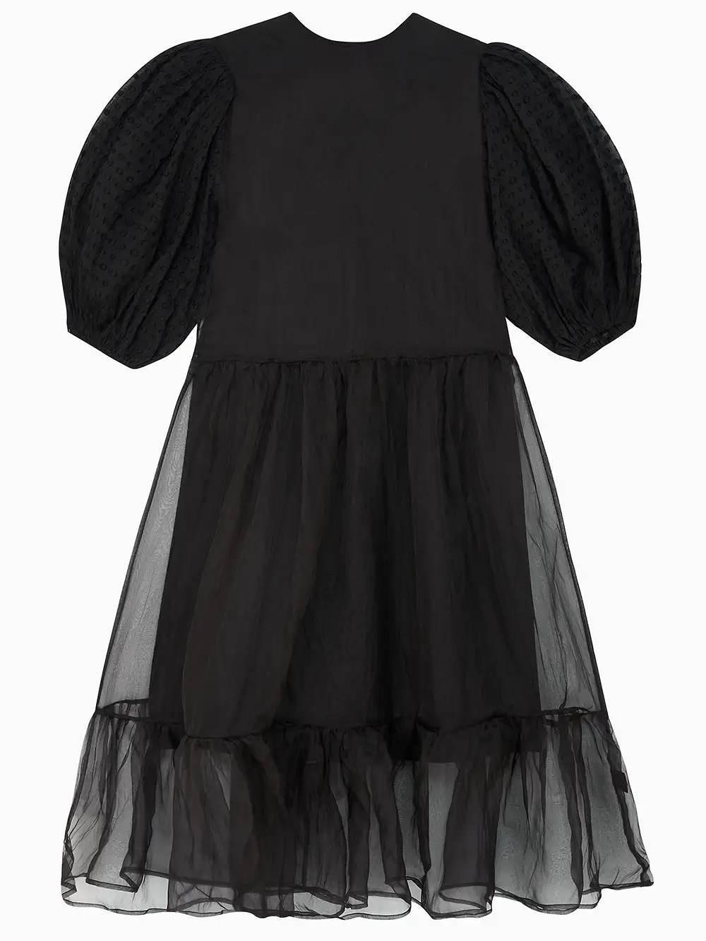 Black Puff Sleeve Dress