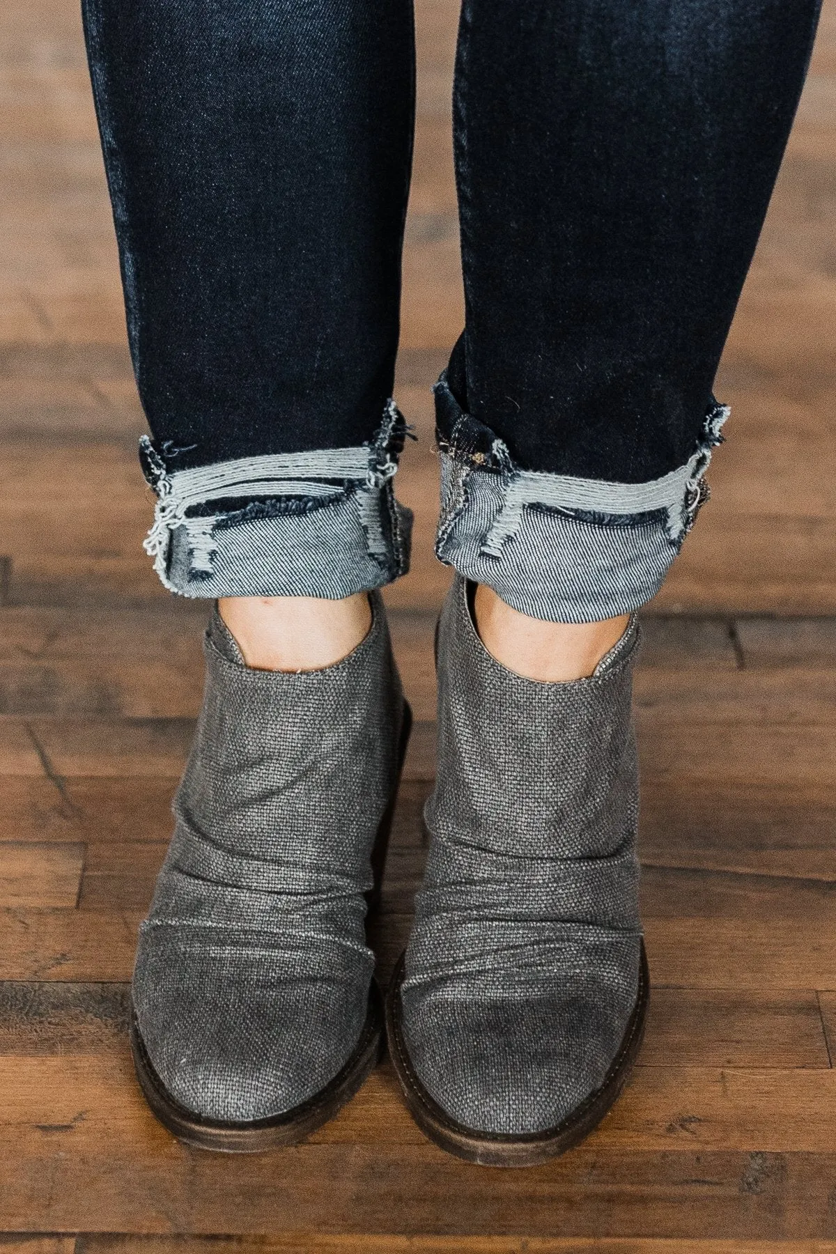 Blowfish Leben Booties- Duffle Grey