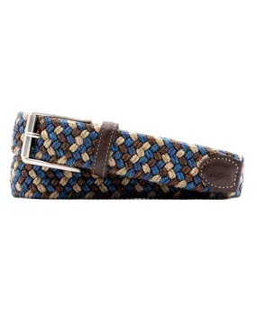 Blue Multi Como Woven Belt