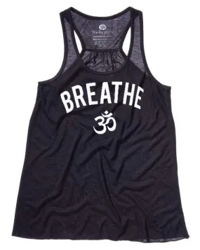 Breathe Om - Women's Flowy Racerback Tank