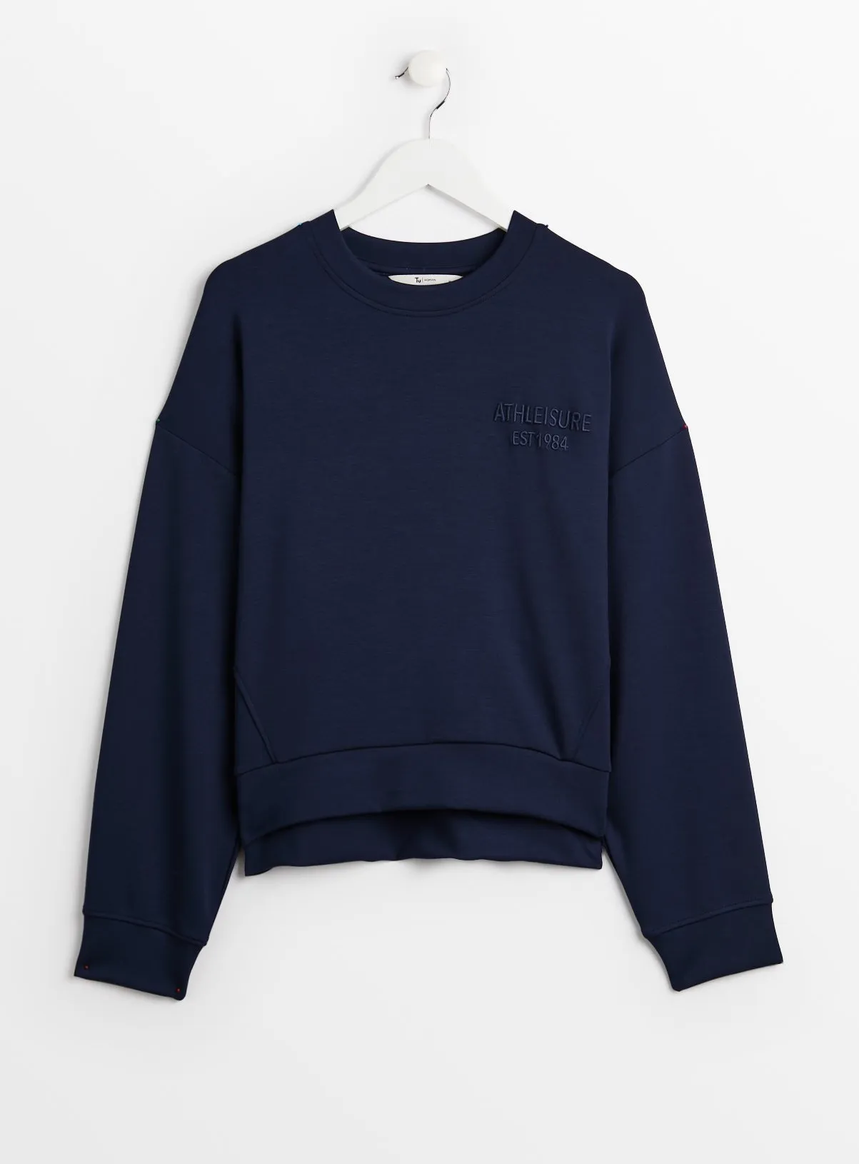 Buy Navy Athleisure Sweatshirt 16 | Hoodies and sweatshirts | Tu