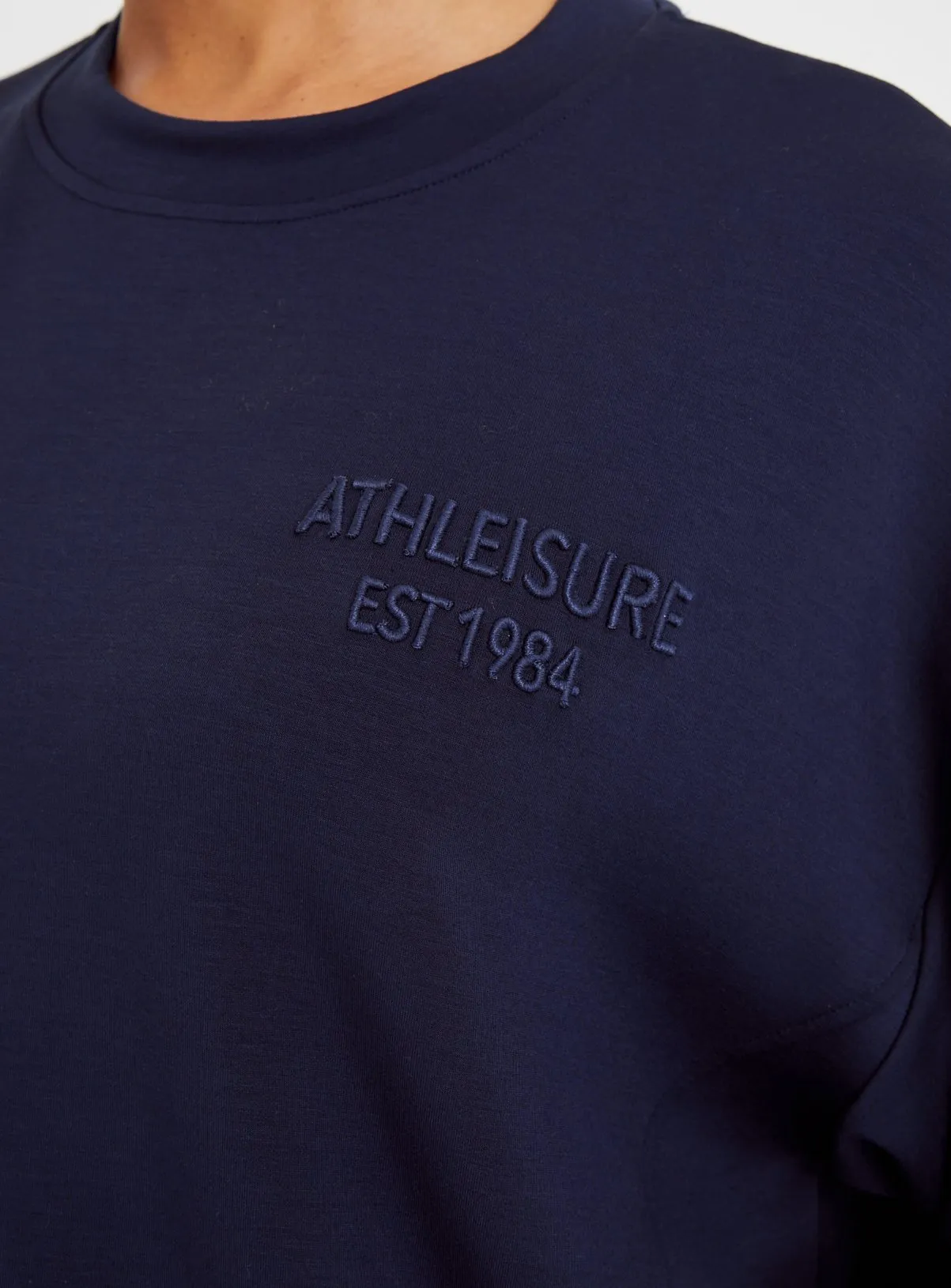 Buy Navy Athleisure Sweatshirt 16 | Hoodies and sweatshirts | Tu