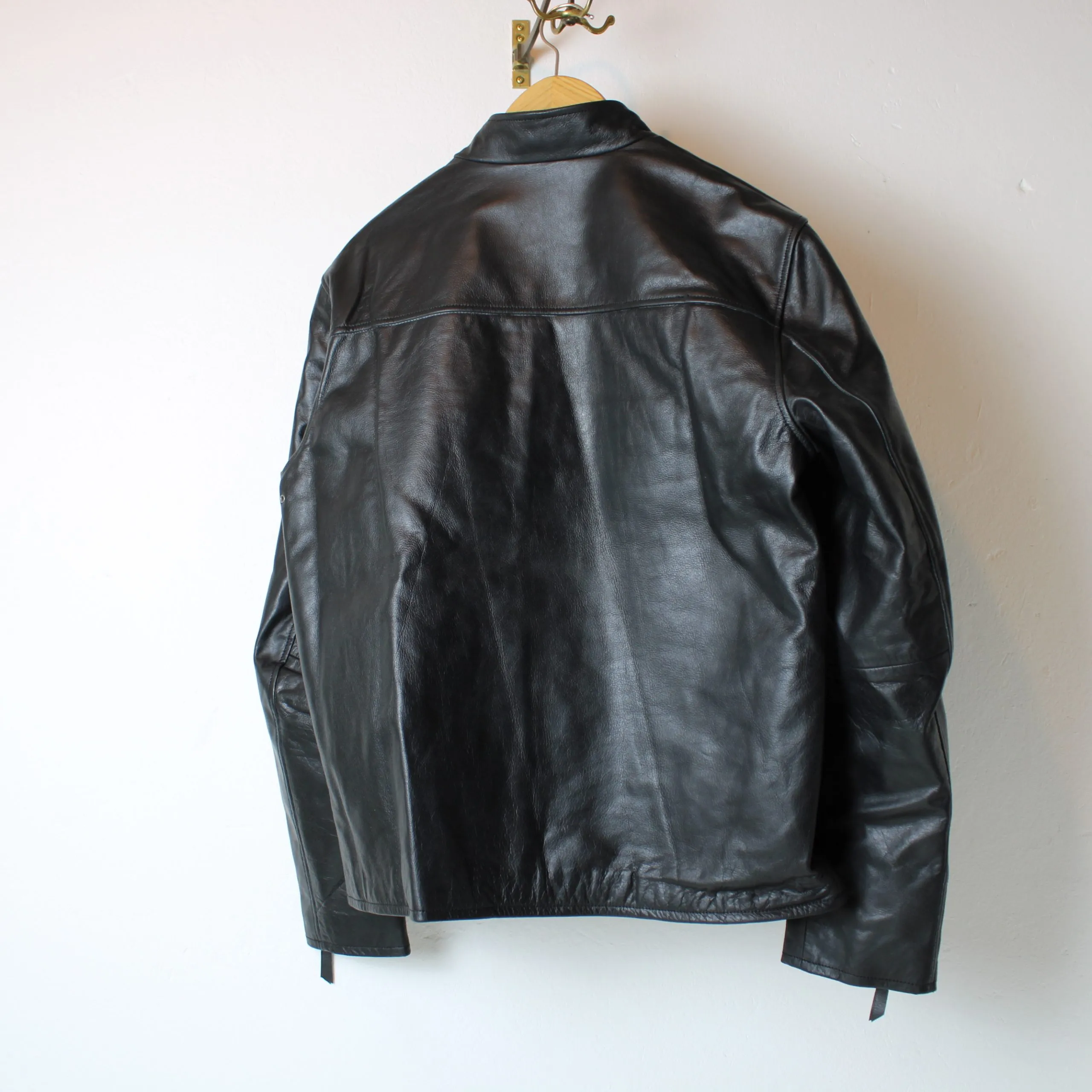 Cafe Racer Jacket – Size 44 - Horsehide Leather (Sample jacket) - AVI LEATHER