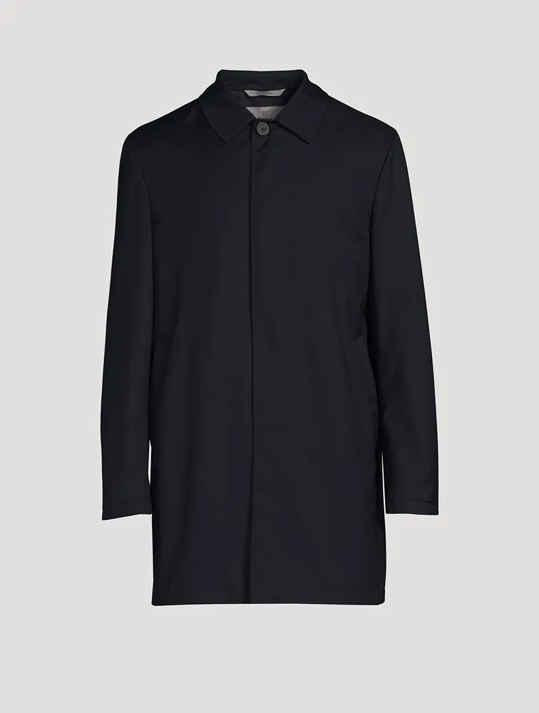 CANALI Long-Sleeve Rain Coat