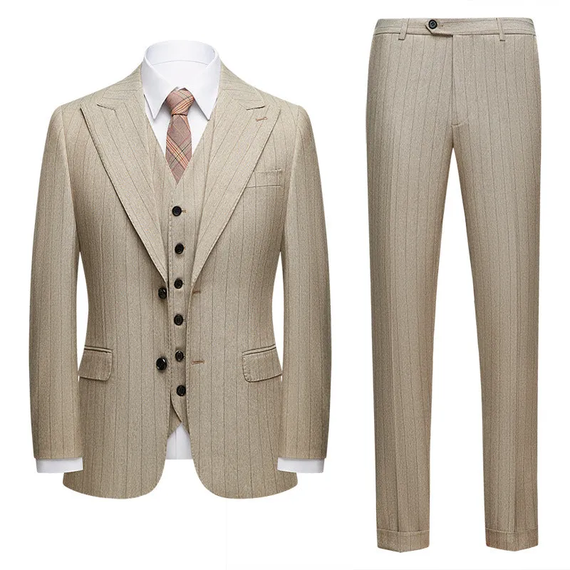 Casual Suit Three-piece Suit For Men