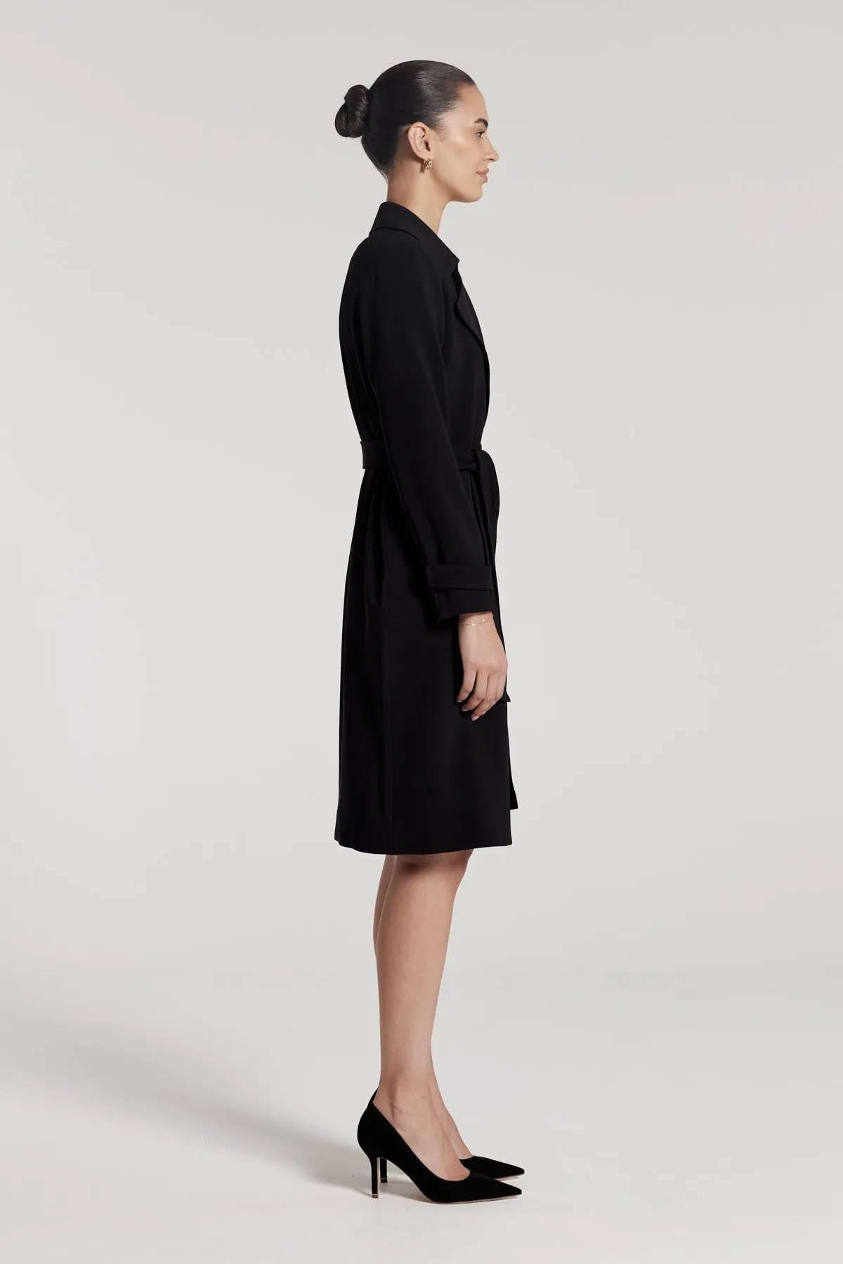 City Trench Coat - Black