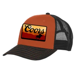 Coors Rust Sunset Patch baseball cap