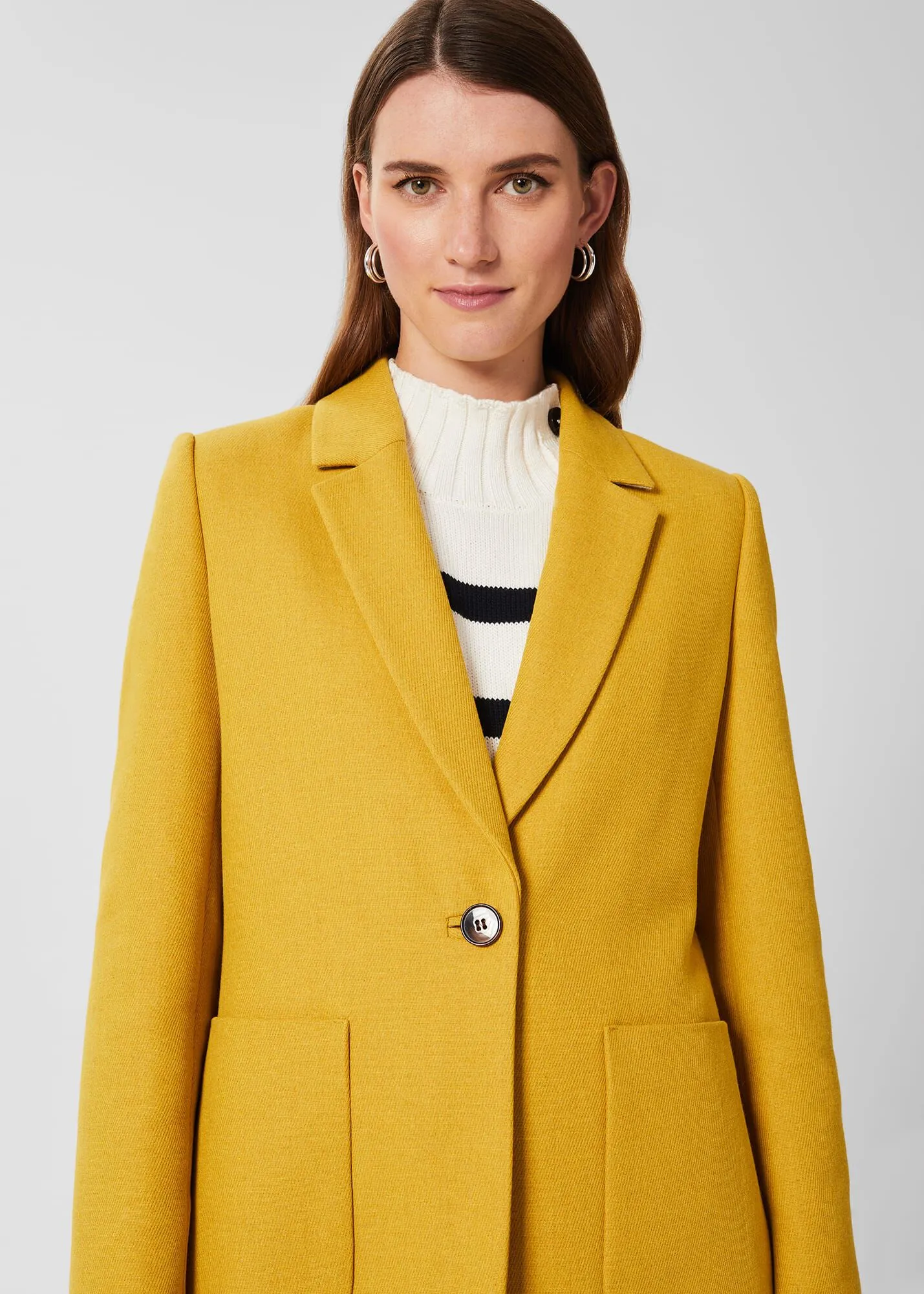 Corina Coat With Wool 