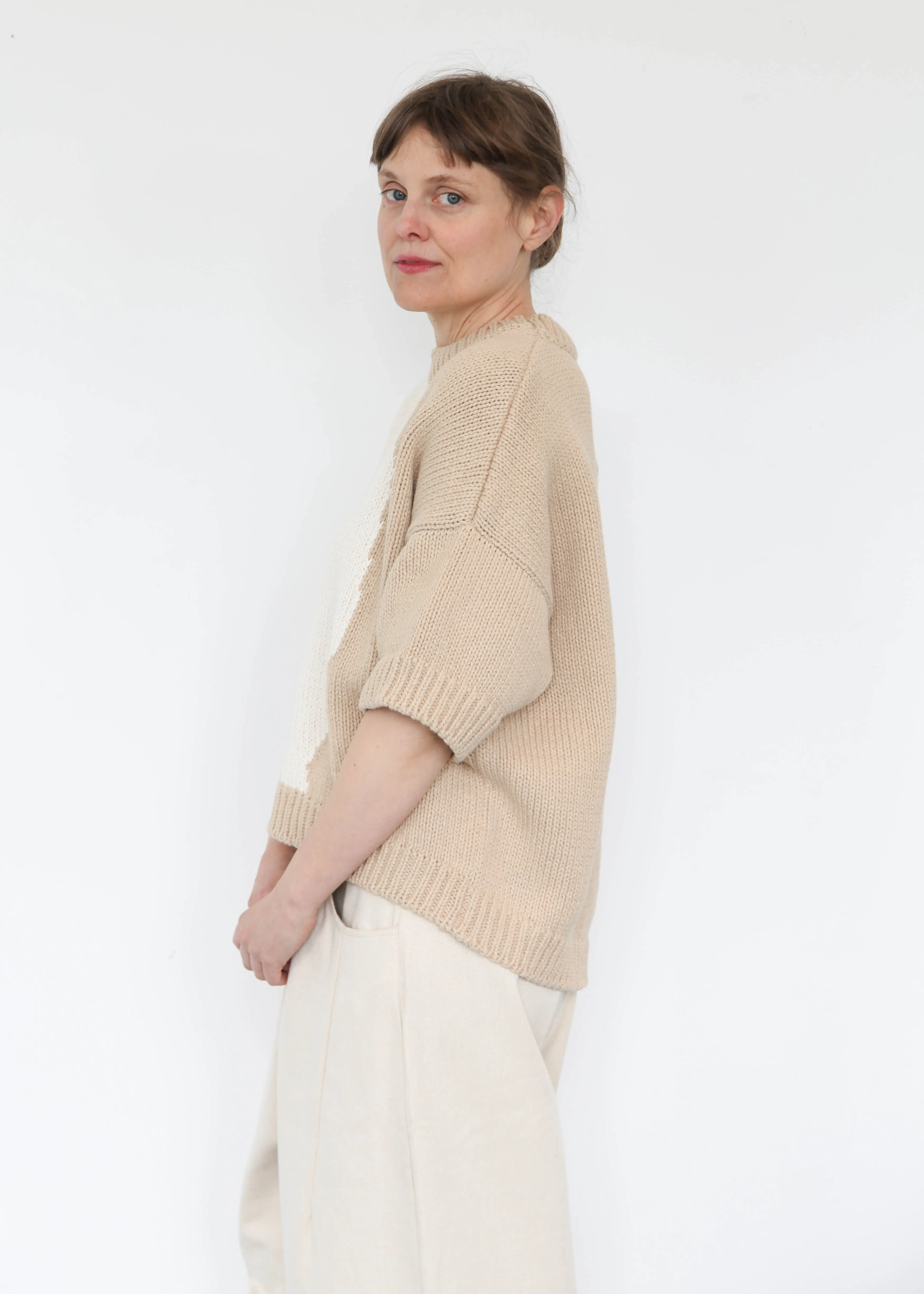 Cotton Sweater Bicolor