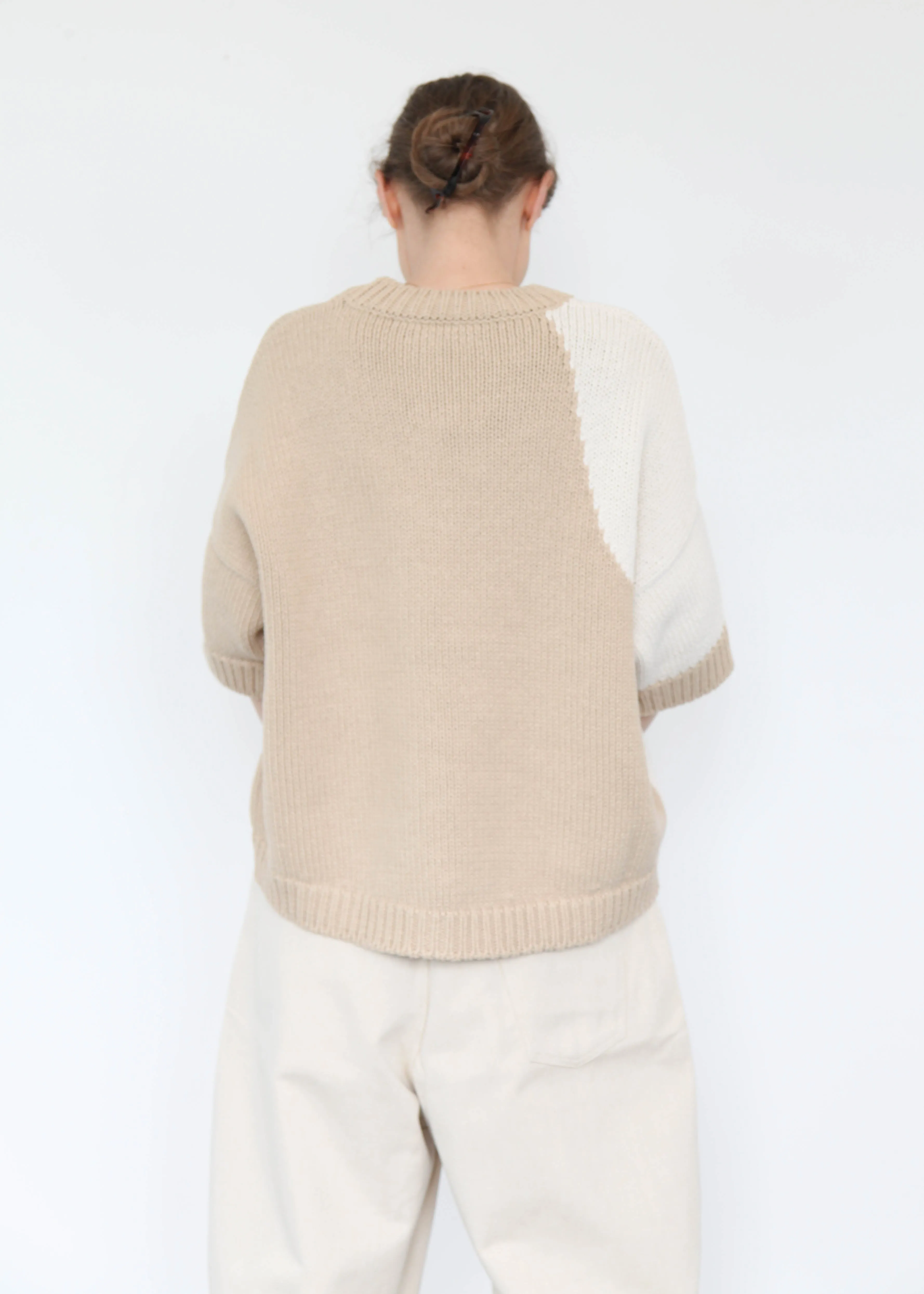 Cotton Sweater Bicolor