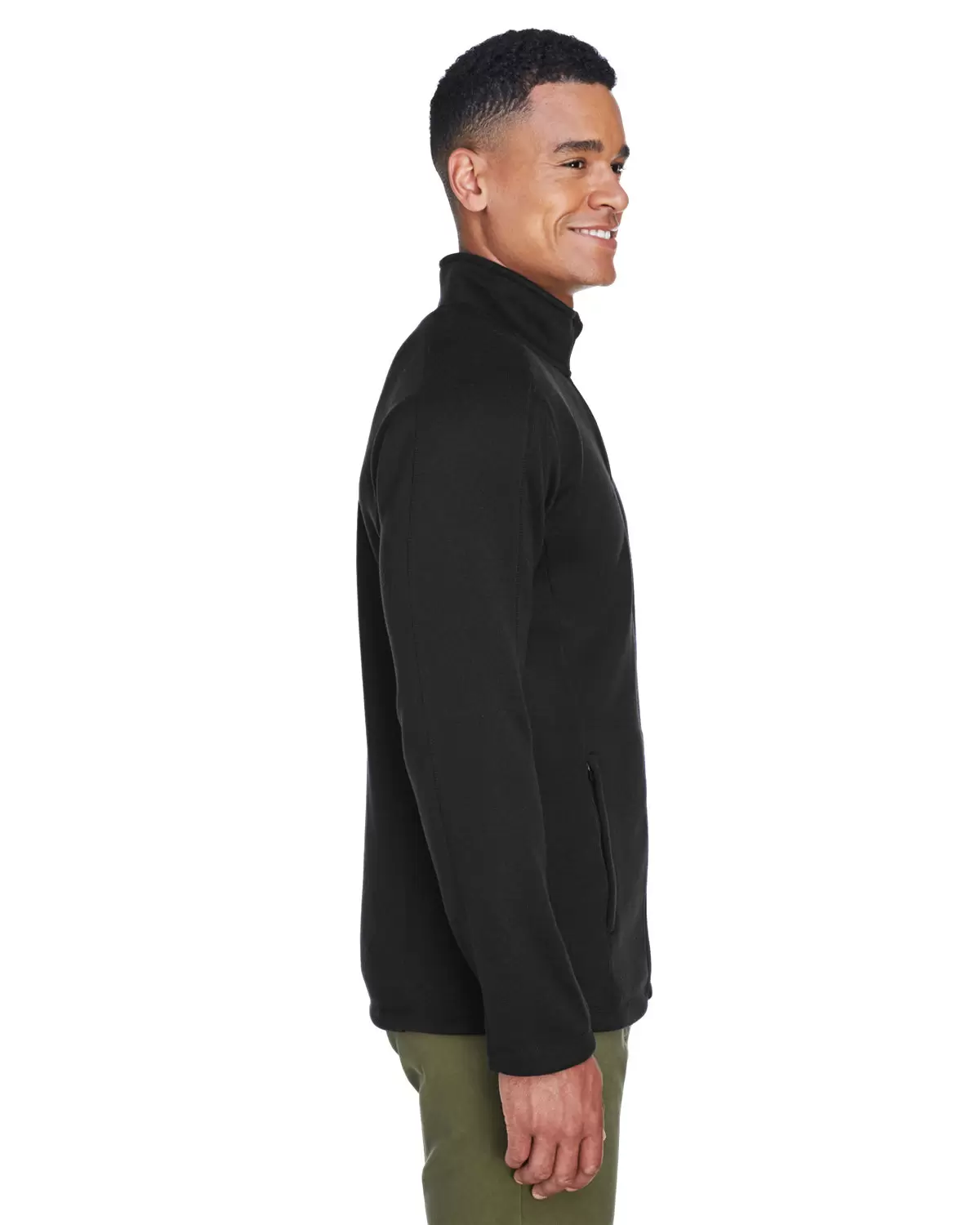 DG793 Devon & Jones Men's Bristol Full-Zip Sweater Fleece Jacket SKU: DG793