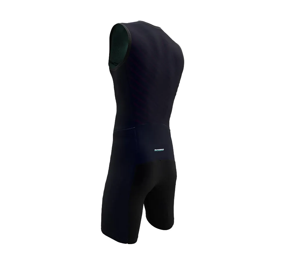 Diagonals Purple Tri Suit for Men