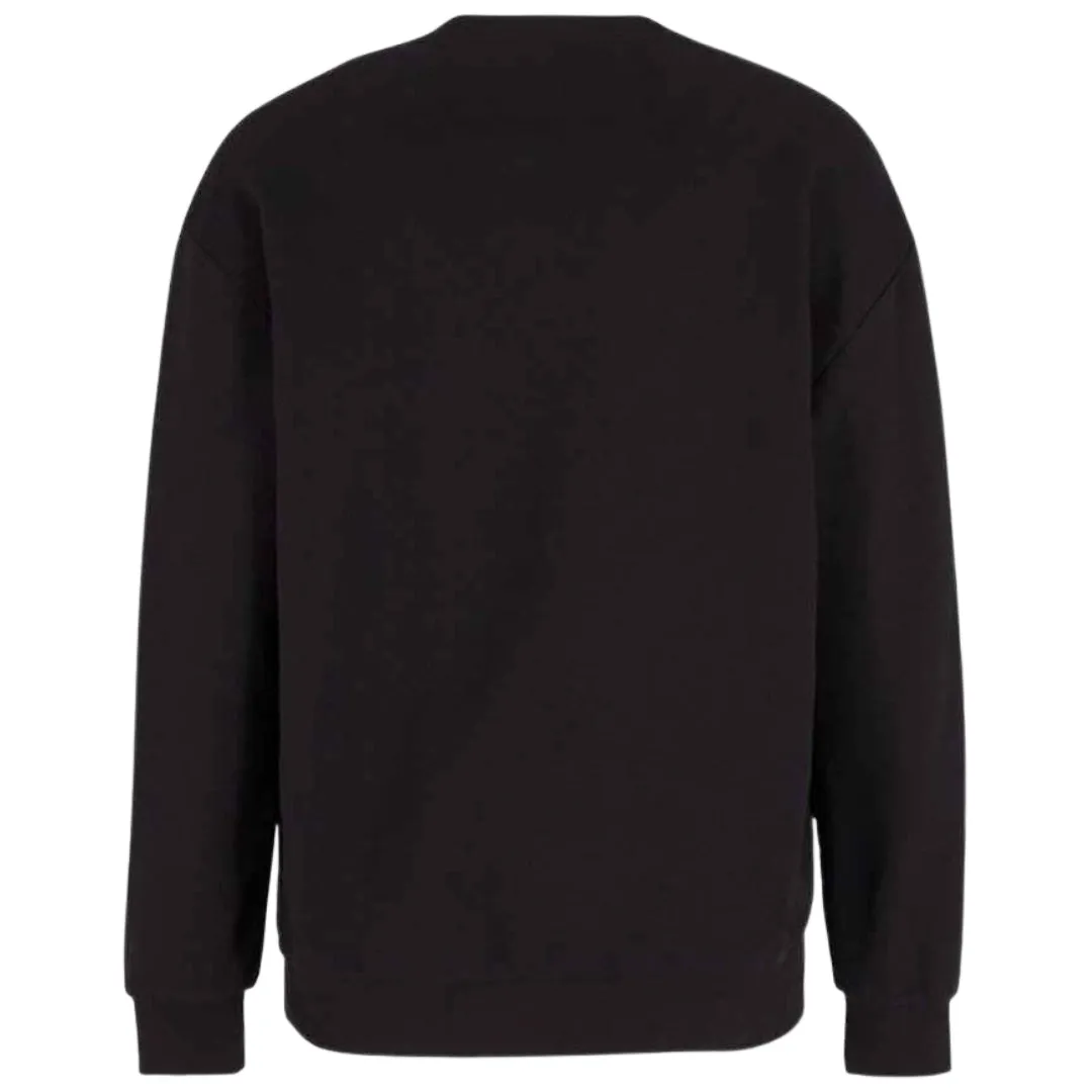 EA7 Multi-coloured Brand Logo Black Jumper