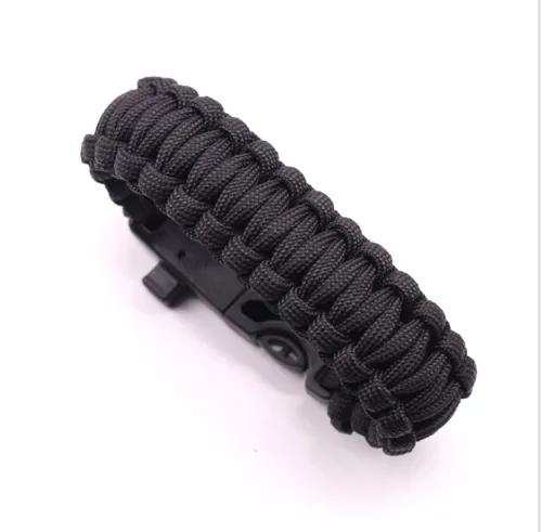 Emergency Paracord Bracelets, Survival Bracelet With Embedded Compass Whistle Survival Fire Starter Scraper Accessories, Suit Fo