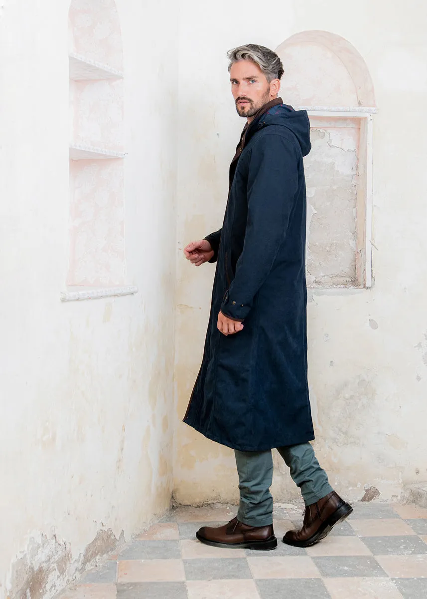 Emmet Waterproof Long Coat - Navy