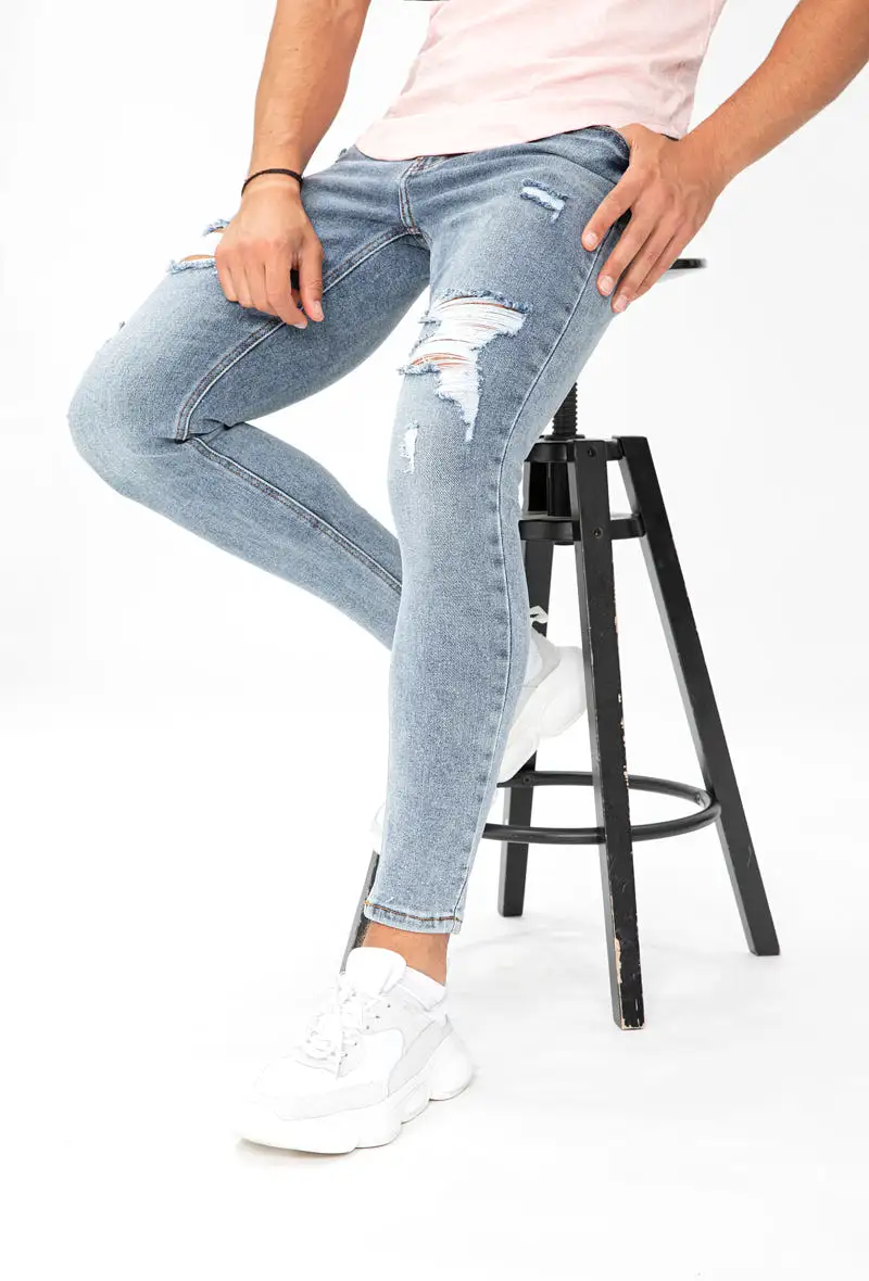 Frilivin Skinny One Side Ripped Jeans