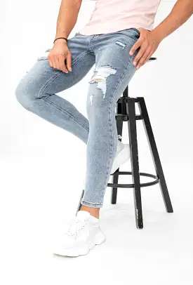 Frilivin Skinny One Side Ripped Jeans