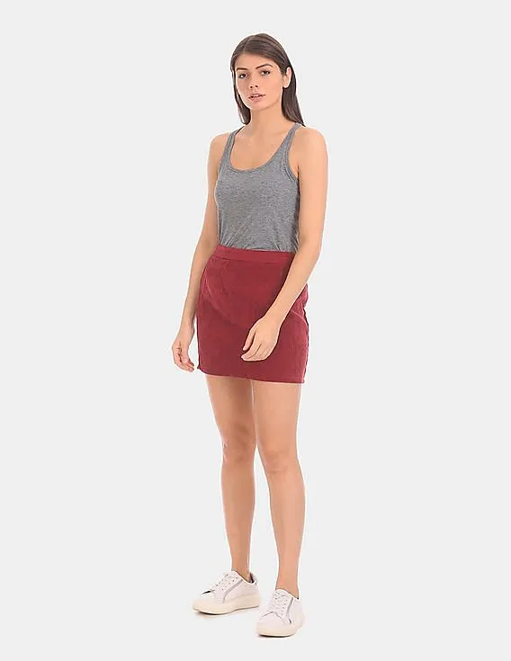 GAP Women Grey Breathe Heathered Tank Top