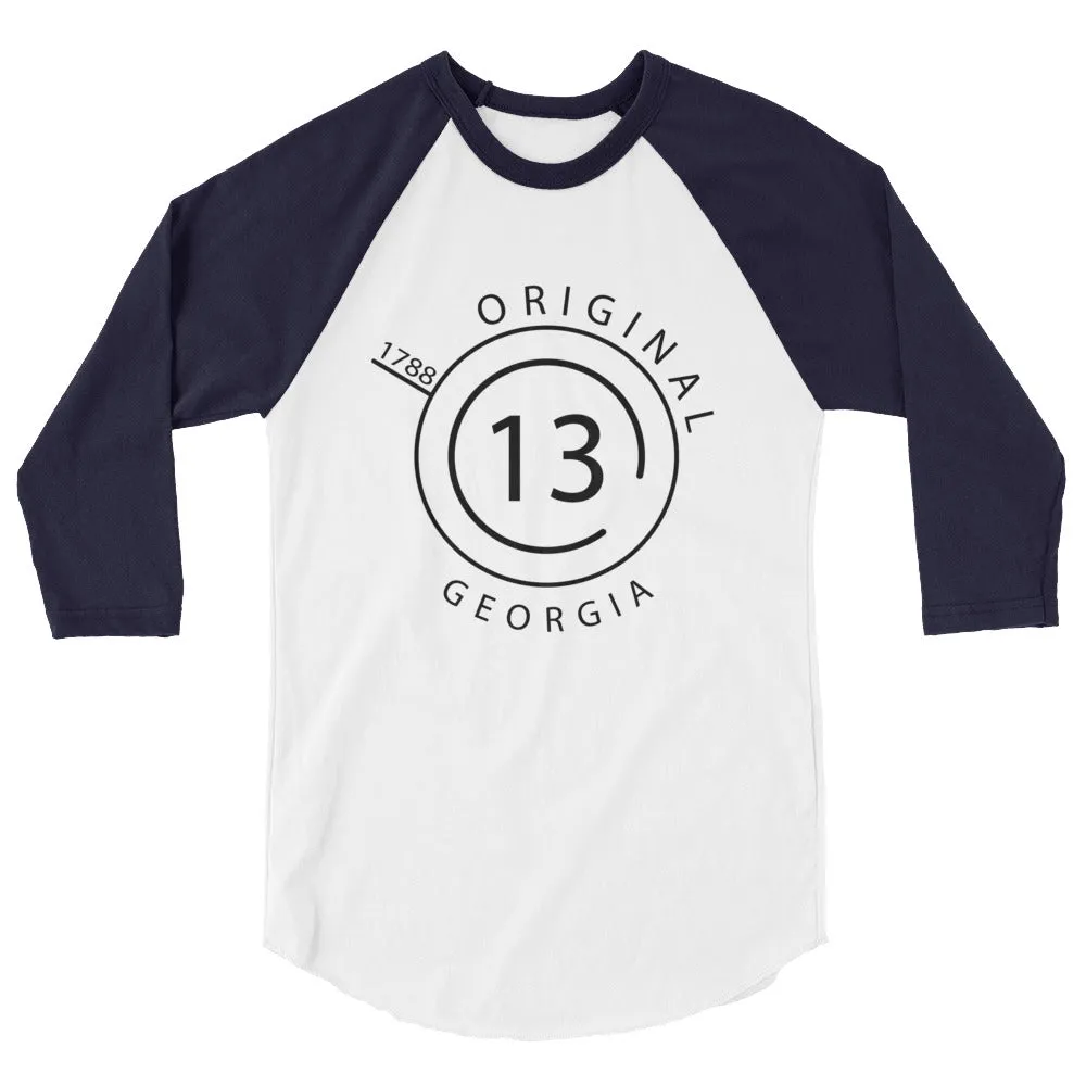 Georgia - 3/4 Sleeve Raglan Shirt - Original 13