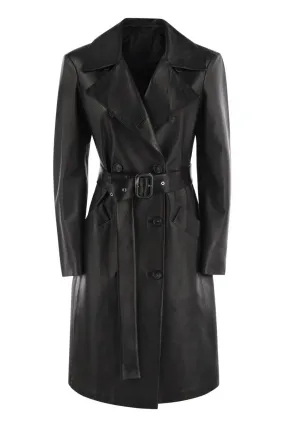 GIOSTRA - NAPPA LEATHER TRENCH COAT