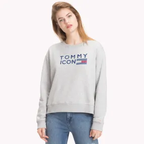 Grey Tommy Icons Sweatshirt | Sweatshirts & Hoodies | Tommy Hilfiger