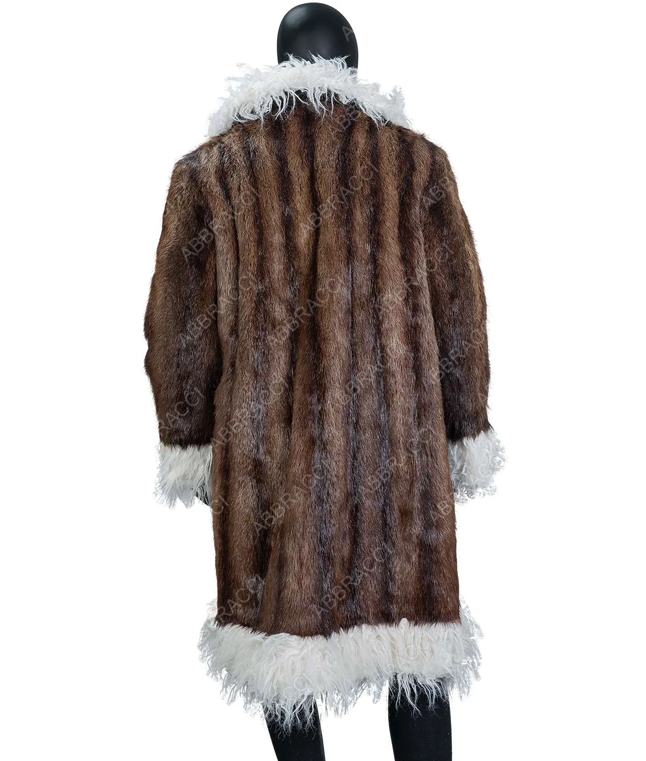 Harrison Brown Fur Long Coat - Men's Long Coat - Abbraci