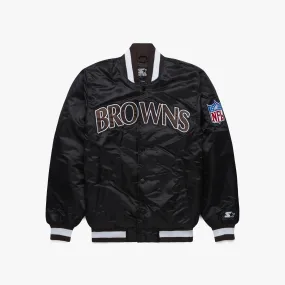 HOMAGE x Starter Browns Blackout Satin Jacket