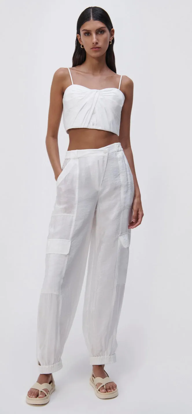 Jonathan Simkhai - Holden button Front Bustier - White