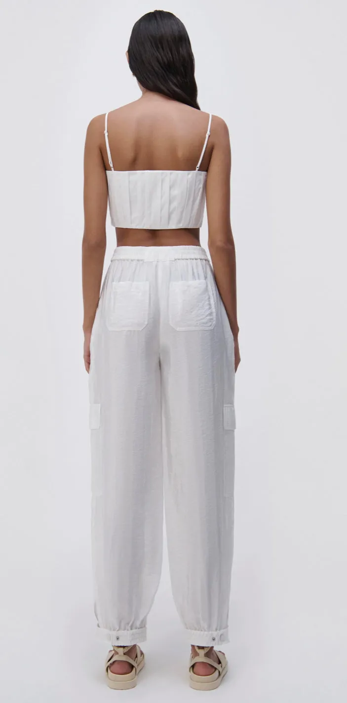 Jonathan Simkhai - Holden button Front Bustier - White