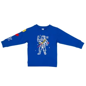 Kids Billionaire Boys Club Level Up Crewneck (Sky Diver)