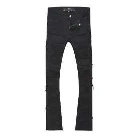 Kid's Stacked Shreds Skinny Denim Pant