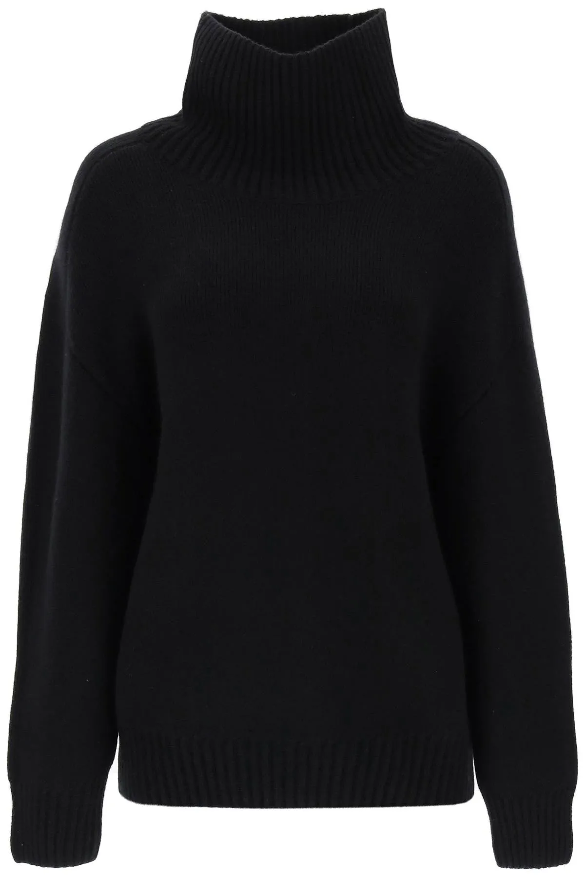 'LANDEN' OVERSIZED FUNNEL-NECK SWEATER