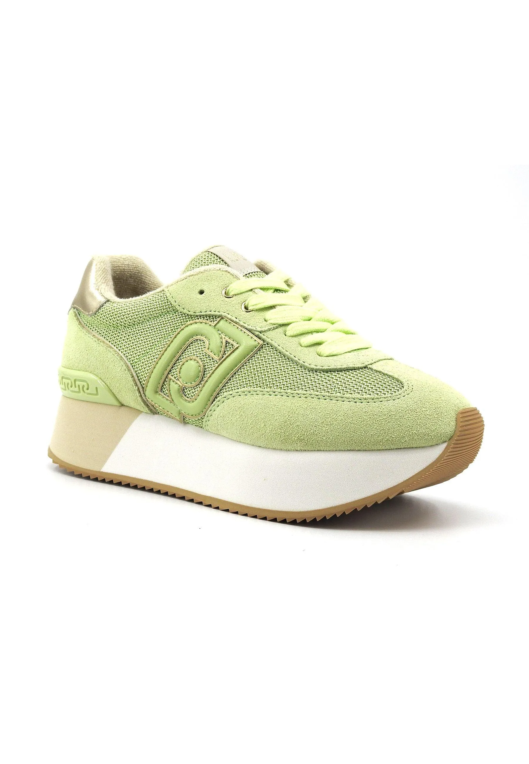 LIU JO Dreamy 02 Sneaker Donna Green Gold BA4081PX031