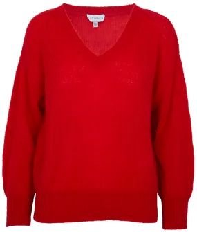 LUCY PARIS- DAPHNE V NECK SWEATER