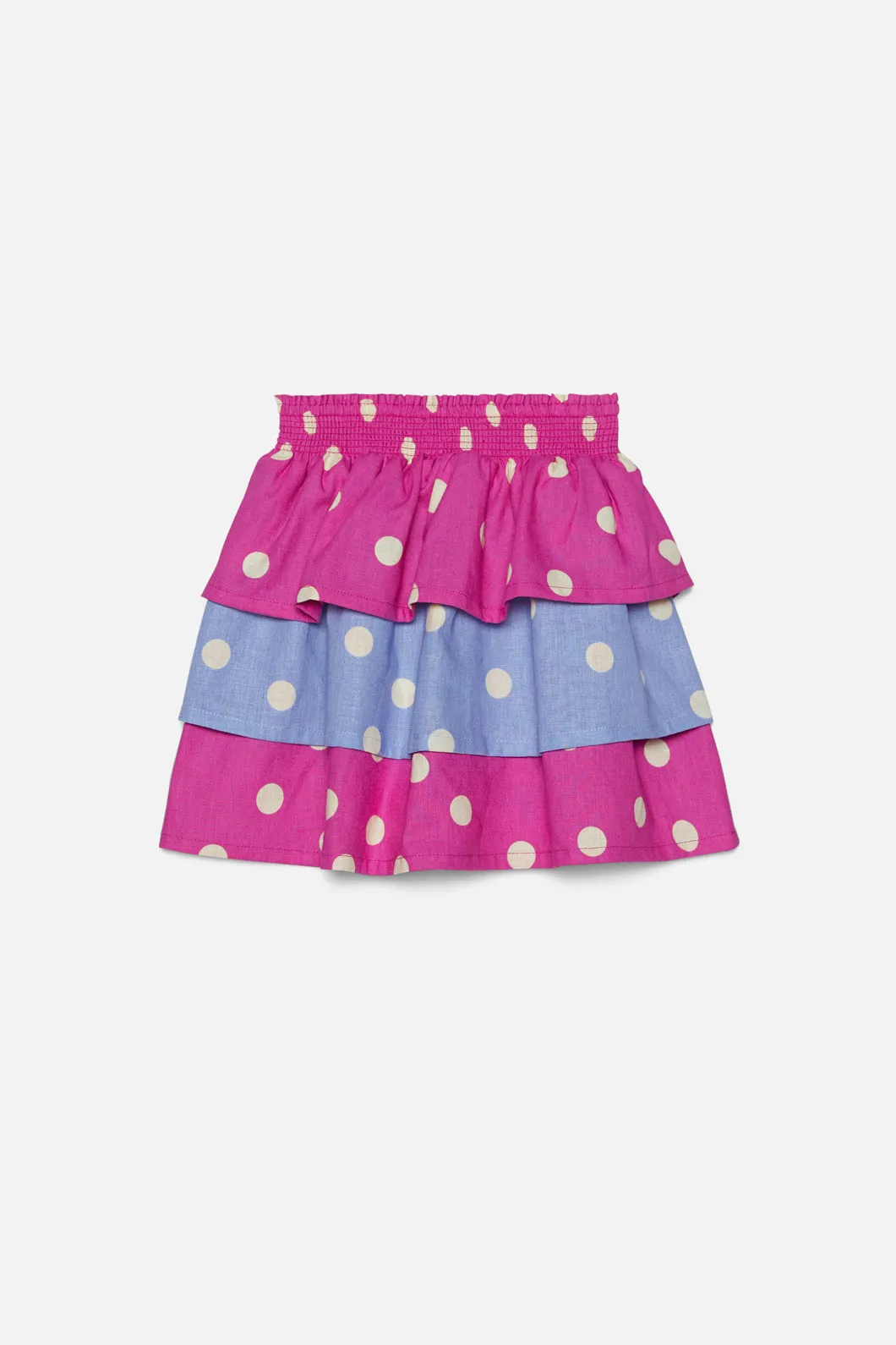 Lucy Spot Kids Tiered Skirt