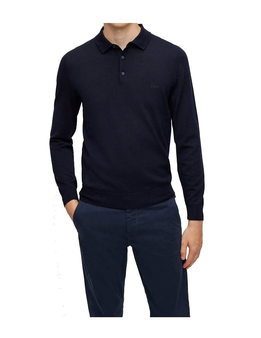 Maglia Hugo Boss uomo 50476357404 blu