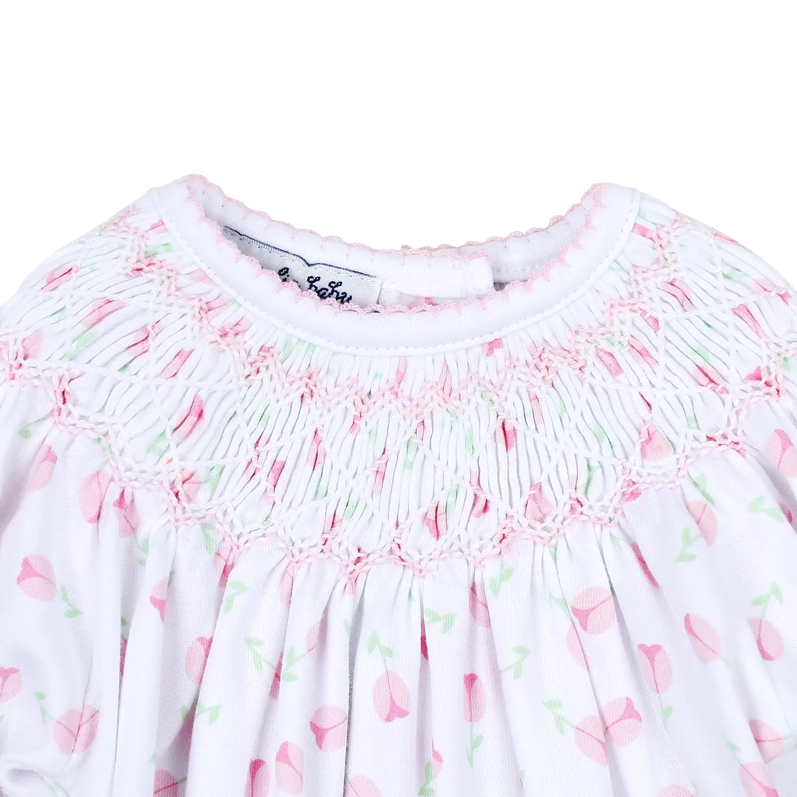 Magnolia Baby - Smocked Footie - Tessa's Classic Floral