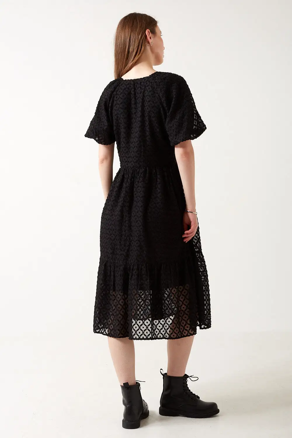 Marc Angelo Puff Sleeves Dress