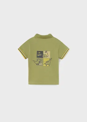 Mayoral printed s/s polo for baby boy - Jungle