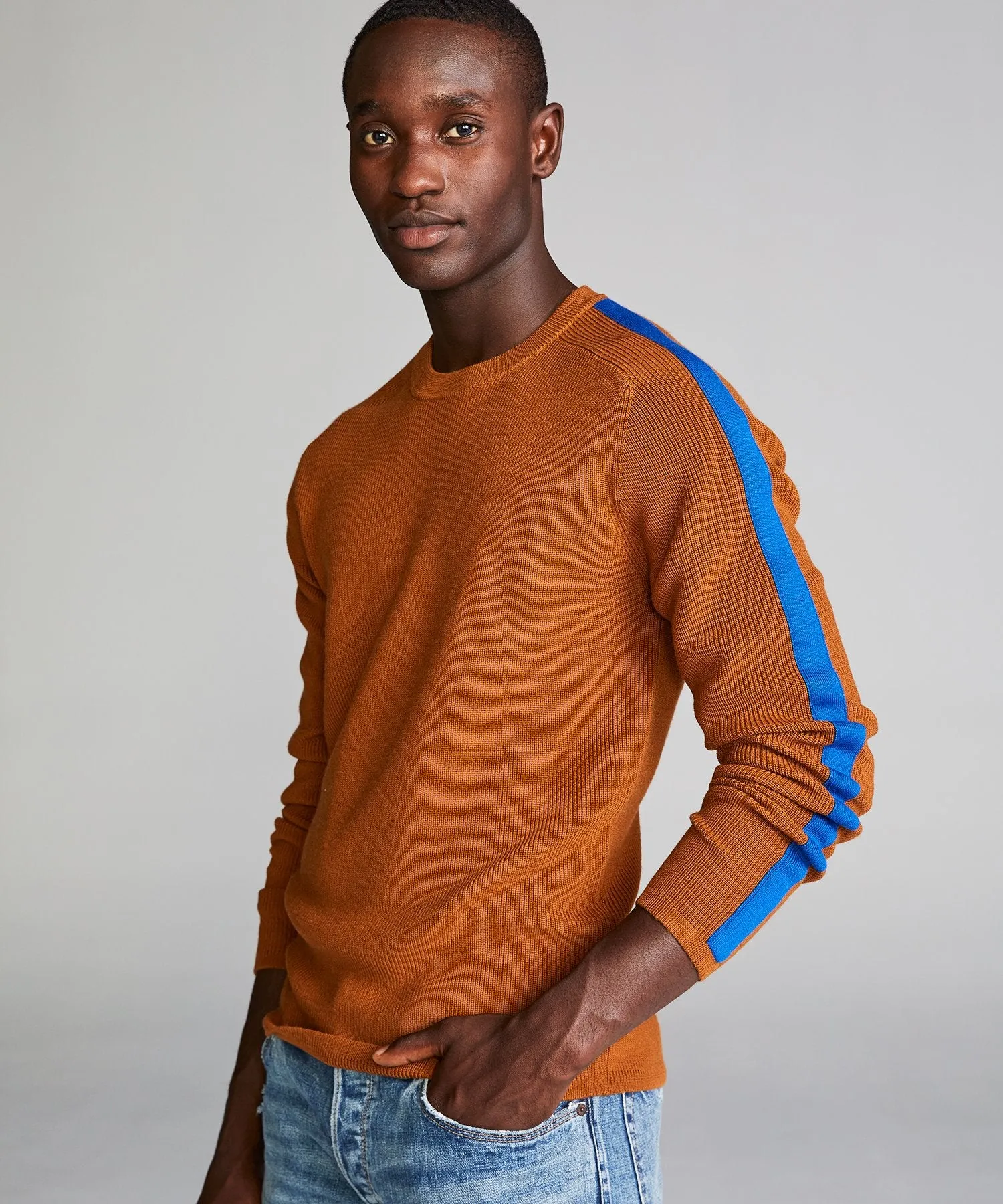 Merino Ski Sweater in Camel