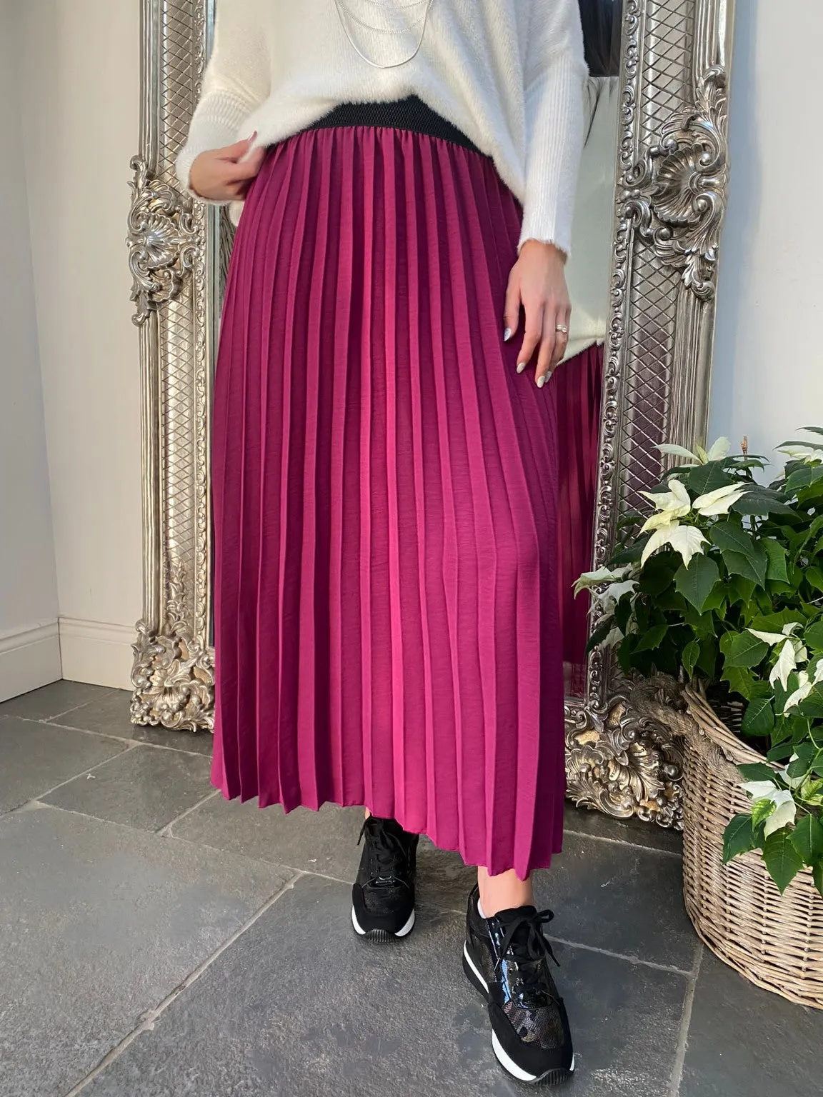 Midi Pleated Skirt Niamh