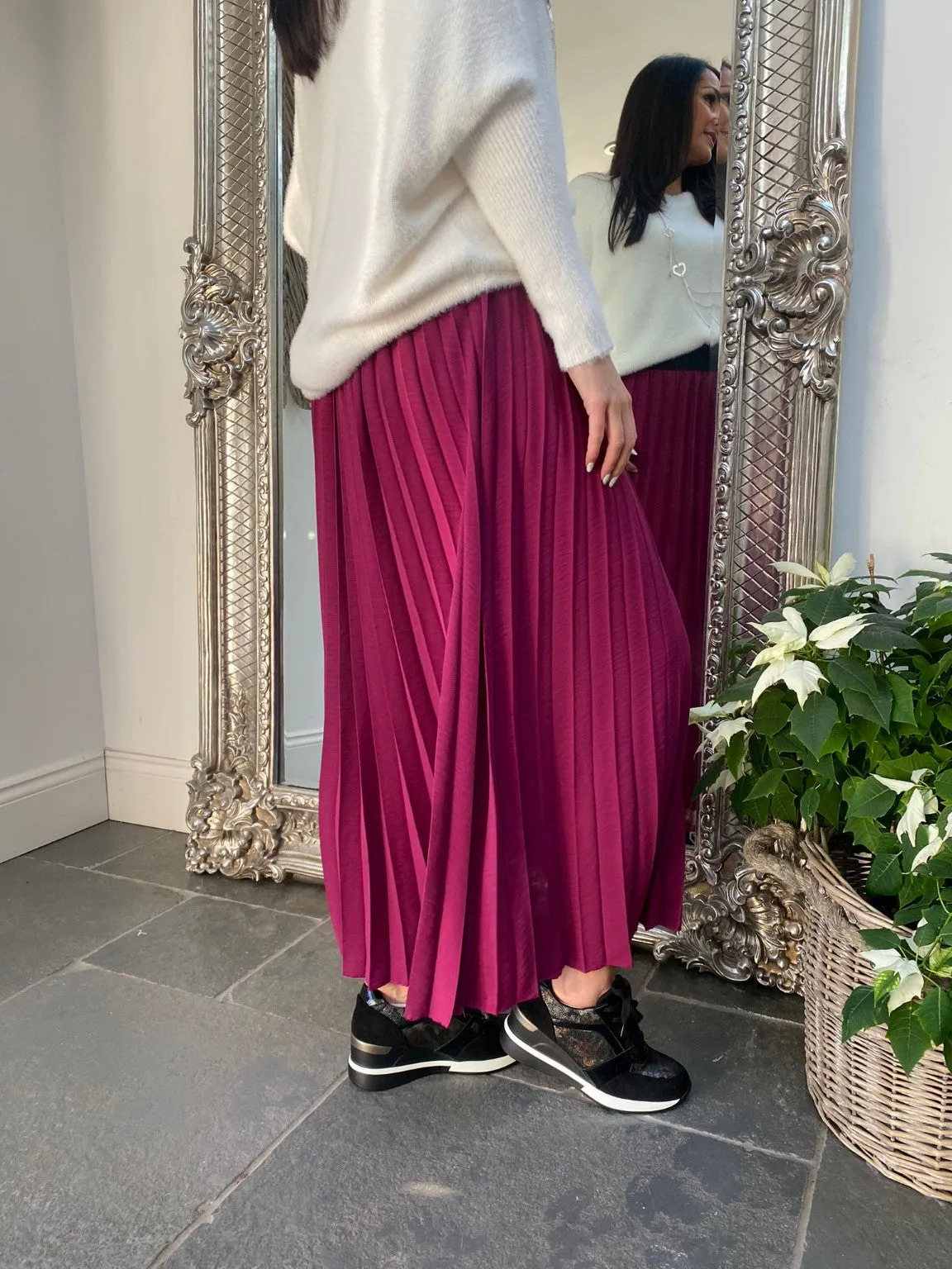 Midi Pleated Skirt Niamh