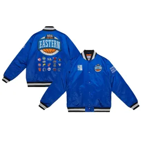 Mitchell & Ness  Eastern Conference Royal Hardwood Classics Heavyweight Satin Full-Snap Jacket